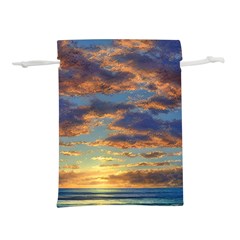 Sunrise Over The Sand Dunes Lightweight Drawstring Pouch (m) by GardenOfOphir