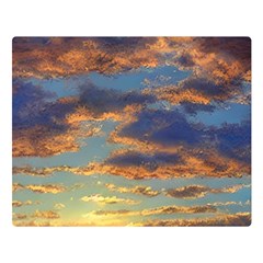 Sunrise Over The Sand Dunes One Side Premium Plush Fleece Blanket (large) by GardenOfOphir