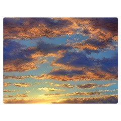 Sunrise Over The Sand Dunes Premium Plush Fleece Blanket (extra Small) by GardenOfOphir