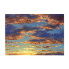 Sunrise Over The Sand Dunes Crystal Sticker (a4) by GardenOfOphir