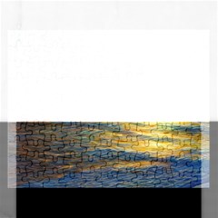 Sunset At The Surf Rectangular Jigsaw Puzzl by GardenOfOphir