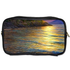 Sunset At The Surf Toiletries Bag (one Side) by GardenOfOphir