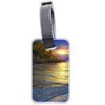 Sunset At The Surf Luggage Tag (two sides) Front