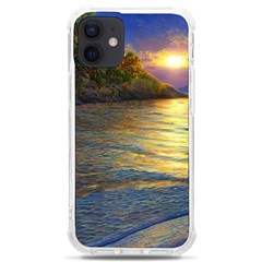 Sunset At The Surf Iphone 12 Mini Tpu Uv Print Case	 by GardenOfOphir