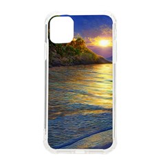 Sunset At The Surf Iphone 11 Tpu Uv Print Case by GardenOfOphir