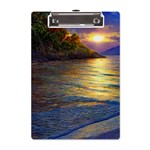 Sunset At The Surf A5 Acrylic Clipboard Front