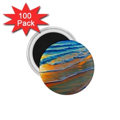 Modern Sunset Over The Ocean 1 75  Magnets (100 Pack)  by GardenOfOphir