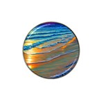 Modern Sunset Over The Ocean Hat Clip Ball Marker Front