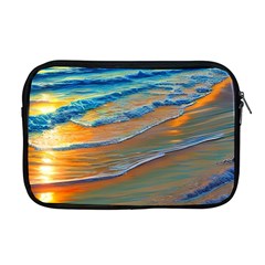 Modern Sunset Over The Ocean Apple Macbook Pro 17  Zipper Case by GardenOfOphir