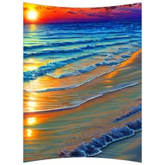 Modern Sunset Over The Ocean Back Support Cushion by GardenOfOphir