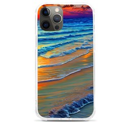 Modern Sunset Over The Ocean Iphone 12 Pro Max Tpu Uv Print Case