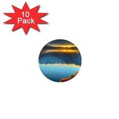 Gorgeous Lake 1  Mini Magnet (10 pack) 