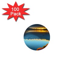 Gorgeous Lake 1  Mini Buttons (100 pack) 