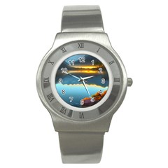 Gorgeous Lake Stainless Steel Watch