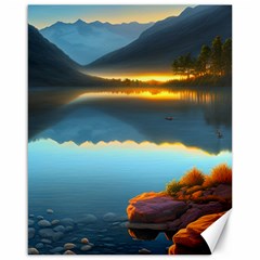 Gorgeous Lake Canvas 16  x 20 