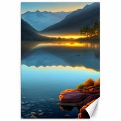 Gorgeous Lake Canvas 20  x 30 