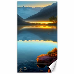 Gorgeous Lake Canvas 40  x 72 