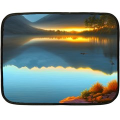 Gorgeous Lake Fleece Blanket (Mini)