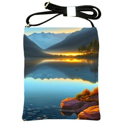 Gorgeous Lake Shoulder Sling Bag