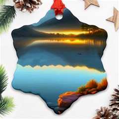 Gorgeous Lake Ornament (Snowflake)