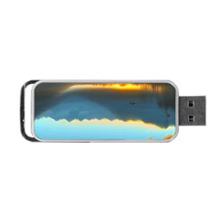 Gorgeous Lake Portable USB Flash (Two Sides)