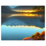 Gorgeous Lake Premium Plush Fleece Blanket (Medium) 60 x50  Blanket Front