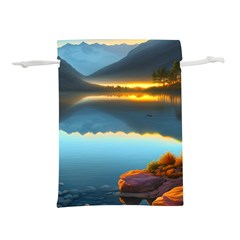 Gorgeous Lake Lightweight Drawstring Pouch (S)