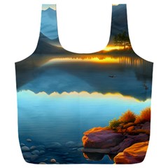 Gorgeous Lake Full Print Recycle Bag (XXL)