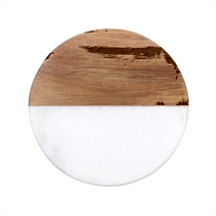 Gorgeous Lake Classic Marble Wood Coaster (Round) 