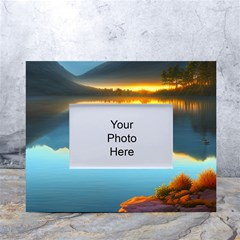 Gorgeous Lake White Tabletop Photo Frame 4 x6 