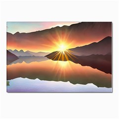 Majestic Lake Postcards 5  X 7  (pkg Of 10) by GardenOfOphir