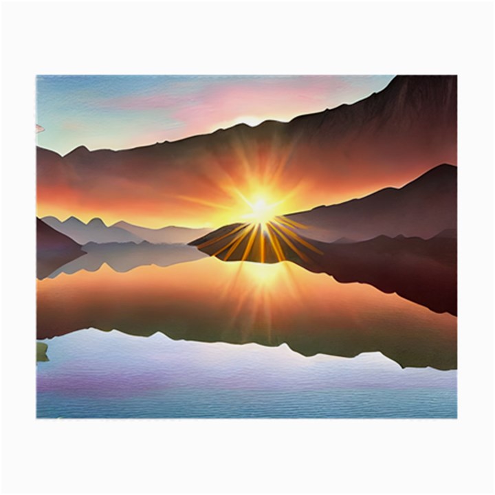 Majestic Lake Small Glasses Cloth