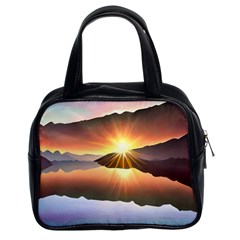 Majestic Lake Classic Handbag (two Sides) by GardenOfOphir