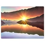 Majestic Lake One Side Premium Plush Fleece Blanket (Extra Small) 40 x30  Blanket Front