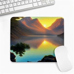 Benevolent Lake Large Mousepad by GardenOfOphir