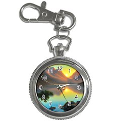 Benevolent Lake Key Chain Watches by GardenOfOphir