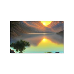 Benevolent Lake Sticker (rectangular) by GardenOfOphir