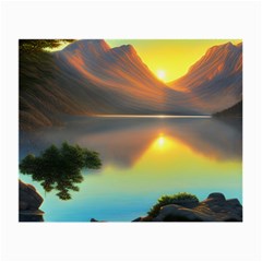 Benevolent Lake Small Glasses Cloth by GardenOfOphir