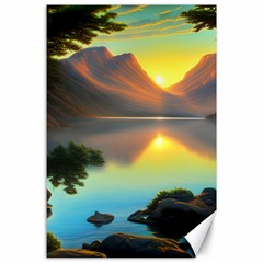 Benevolent Lake Canvas 24  X 36  by GardenOfOphir