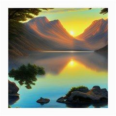 Benevolent Lake Medium Glasses Cloth (2 Sides) by GardenOfOphir