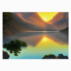 Benevolent Lake Large Glasses Cloth by GardenOfOphir