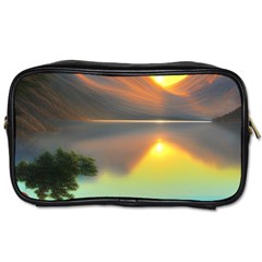 Benevolent Lake Toiletries Bag (two Sides) by GardenOfOphir