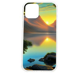 Benevolent Lake Iphone 12 Pro Max Tpu Uv Print Case by GardenOfOphir