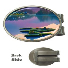 Astonishing Lake View Money Clips (oval)  by GardenOfOphir