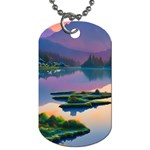 Astonishing Lake View Dog Tag (One Side) Front