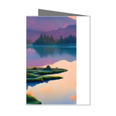 Astonishing Lake View Mini Greeting Cards (pkg Of 8) by GardenOfOphir