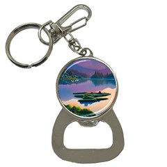 Astonishing Lake View Bottle Opener Key Chain by GardenOfOphir