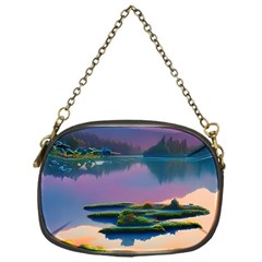 Astonishing Lake View Chain Purse (one Side) by GardenOfOphir