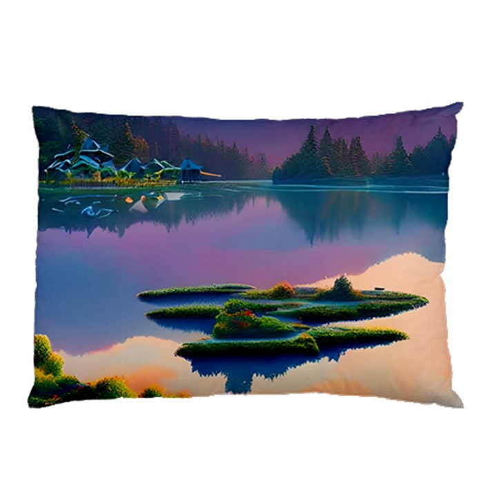 Astonishing Lake View Pillow Case