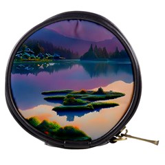 Astonishing Lake View Mini Makeup Bag by GardenOfOphir